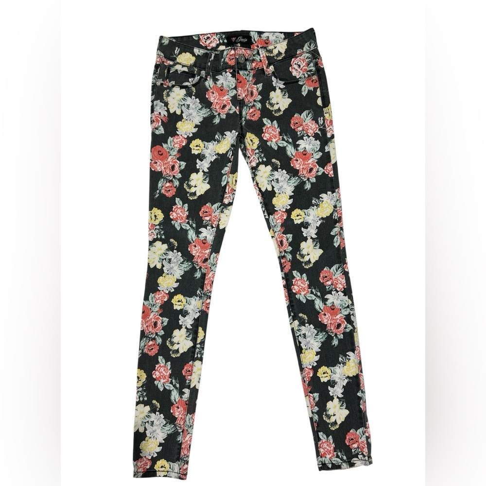 Guess Jeans Women’s 27 Skinny Floral NWOT